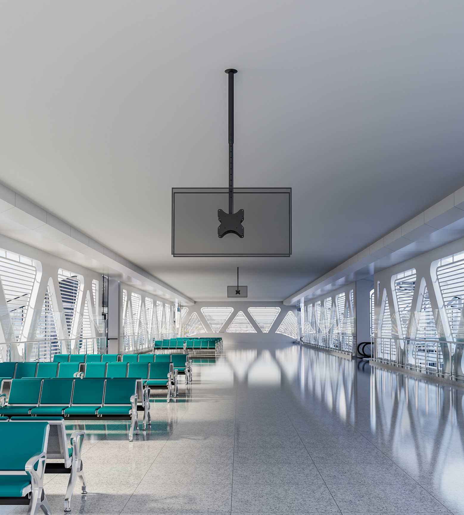 Solutions polyvalentes de supports plafond