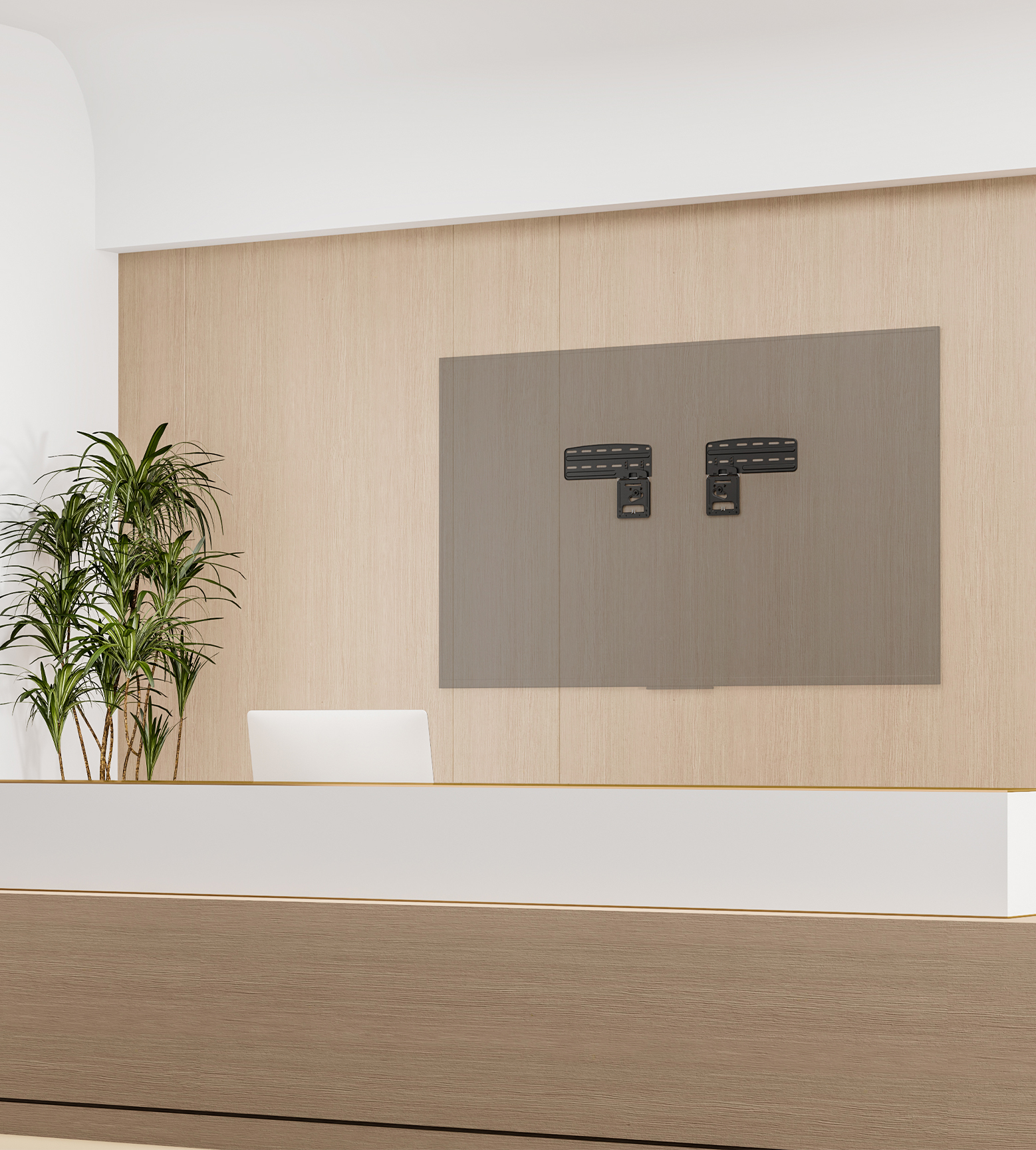 Une solution de TV ultraplate