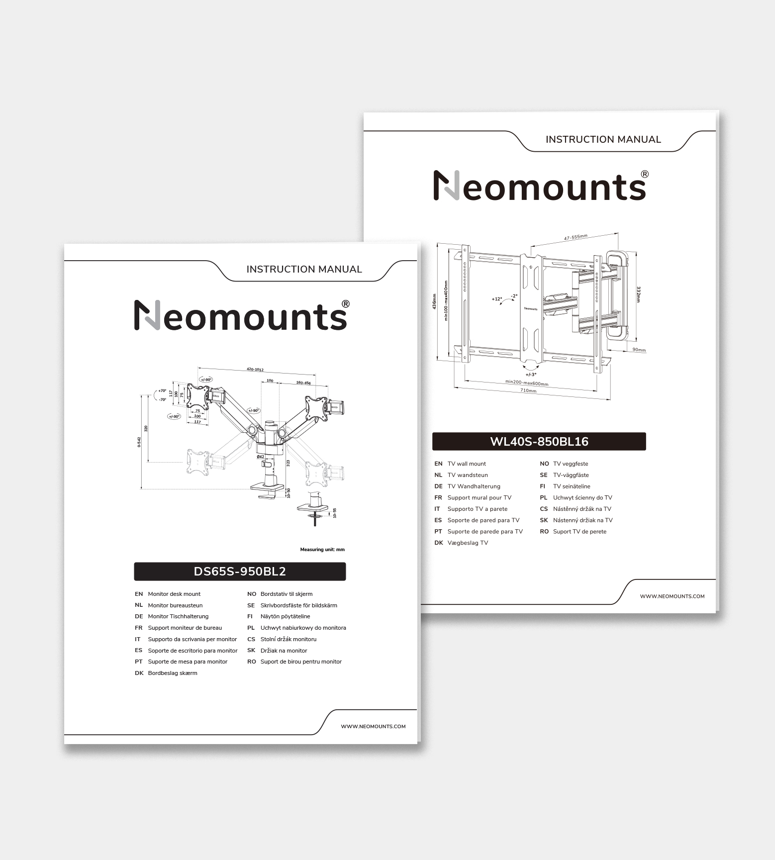 Manuels d'installation