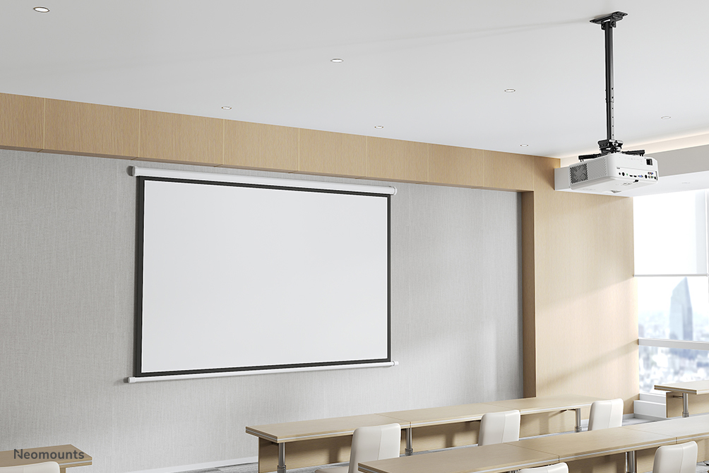 Support De Plafond Universel Pour Projecteur - Charge 45 Kg - Inclinaison, Rotation, Pivot Réglables - Installation Facile