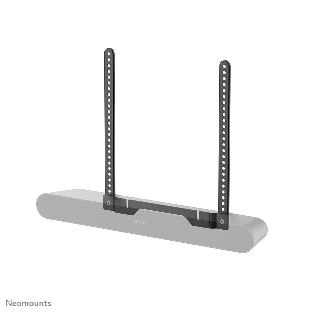 Neomounts AV35-726BL1 Support TV pour Sonos Ray - Installation facile - Design fixé à la TV - Noir