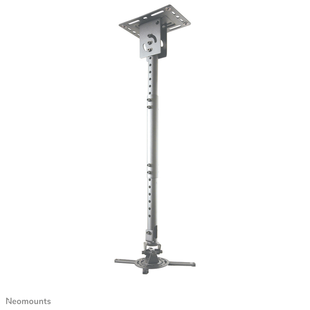 Ce support plafond pour projecteur Neomounts by Newstar universel, modèle BEAMER-C100SILVER, vous permet de monter un projecteur/beamer au plafond.

