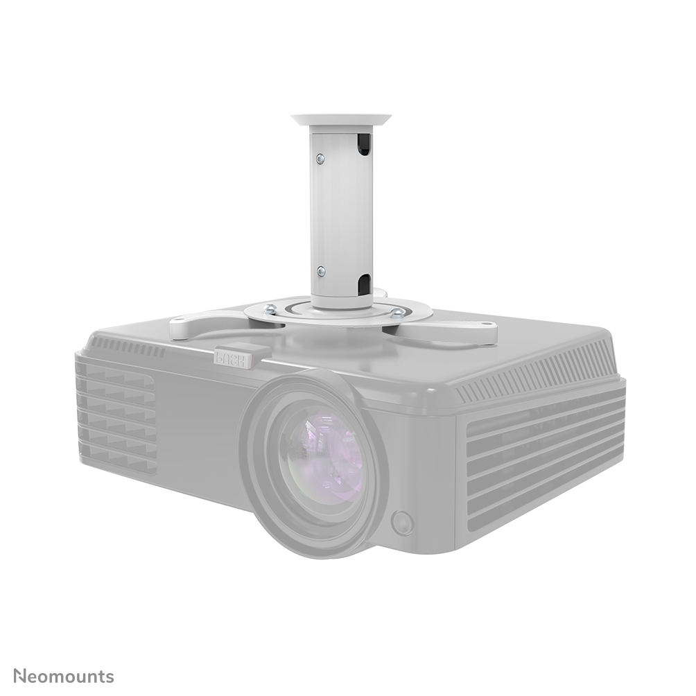Neomounts BEAMER-C80WHITE Support de plafond pour vidéoprojecteur - max 15 kg - h 13-20 cm - orientable - blanc