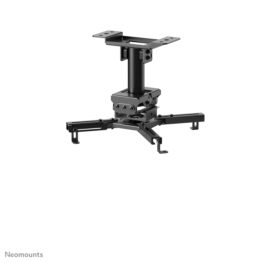 Neomounts CL25-530BL1 Support de plafond pour vidéoprojecteur - max 45 kg - h 25.5 cm - Modèle à installation facile - orientable - noir