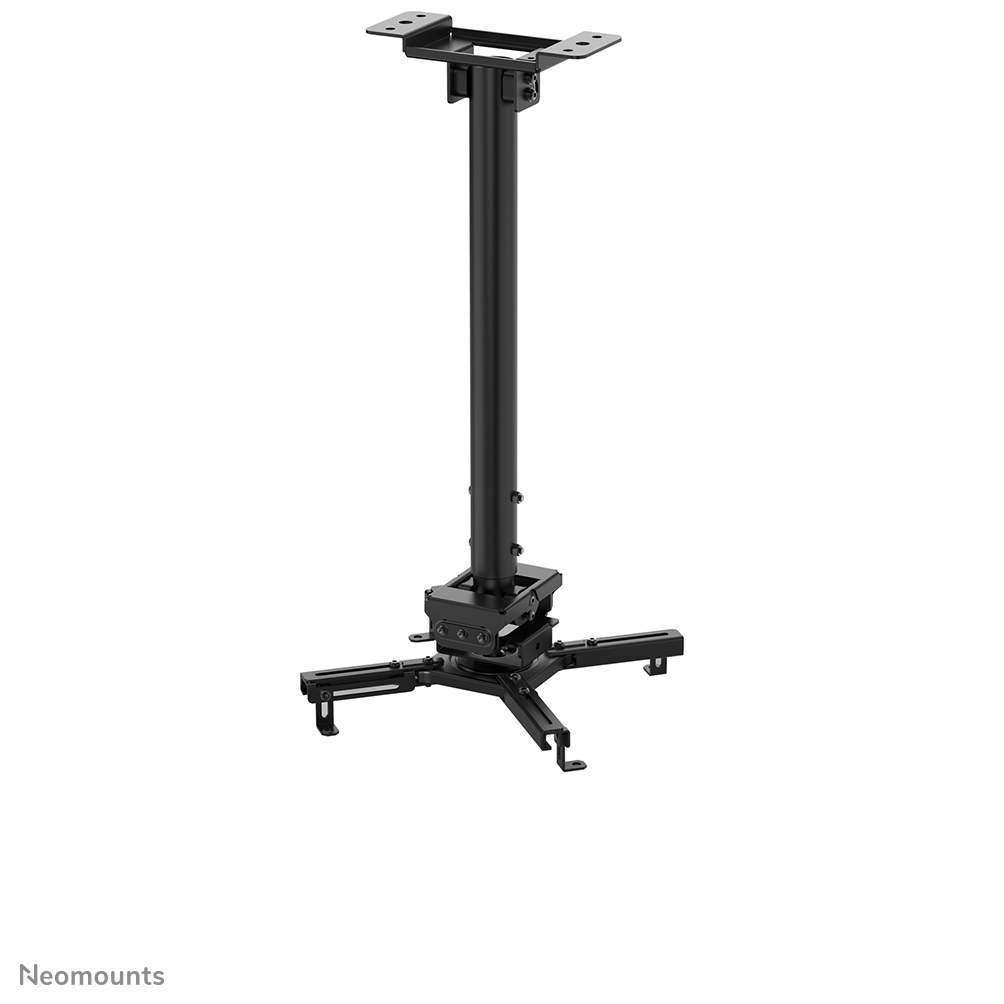 Neomounts CL25-540BL1 Support de plafond pour vidéoprojecteur - max 35 kg - h 60.5-90.5 cm - Modèle à installation facile - orientable - noir