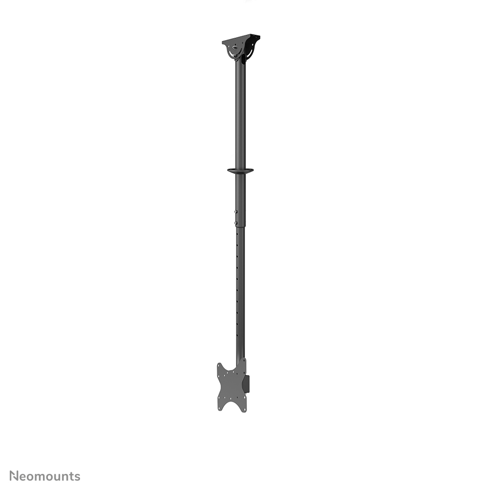 Neomounts CL35-340BL12 Support de plafond pour 1 écran 23-42" - max 50 kg - VESA 100x100-200x200 - h106-156 cm - noir