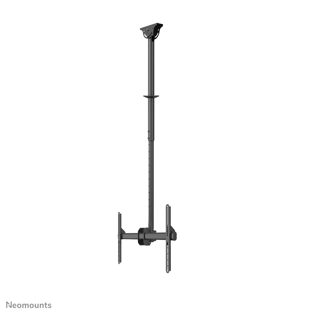 Neomounts CL35-440BL16L Support de plafond pour 1 écran 37-70" - max 50 kg - VESA 200x200-600x400 - h106-156 cm - noir