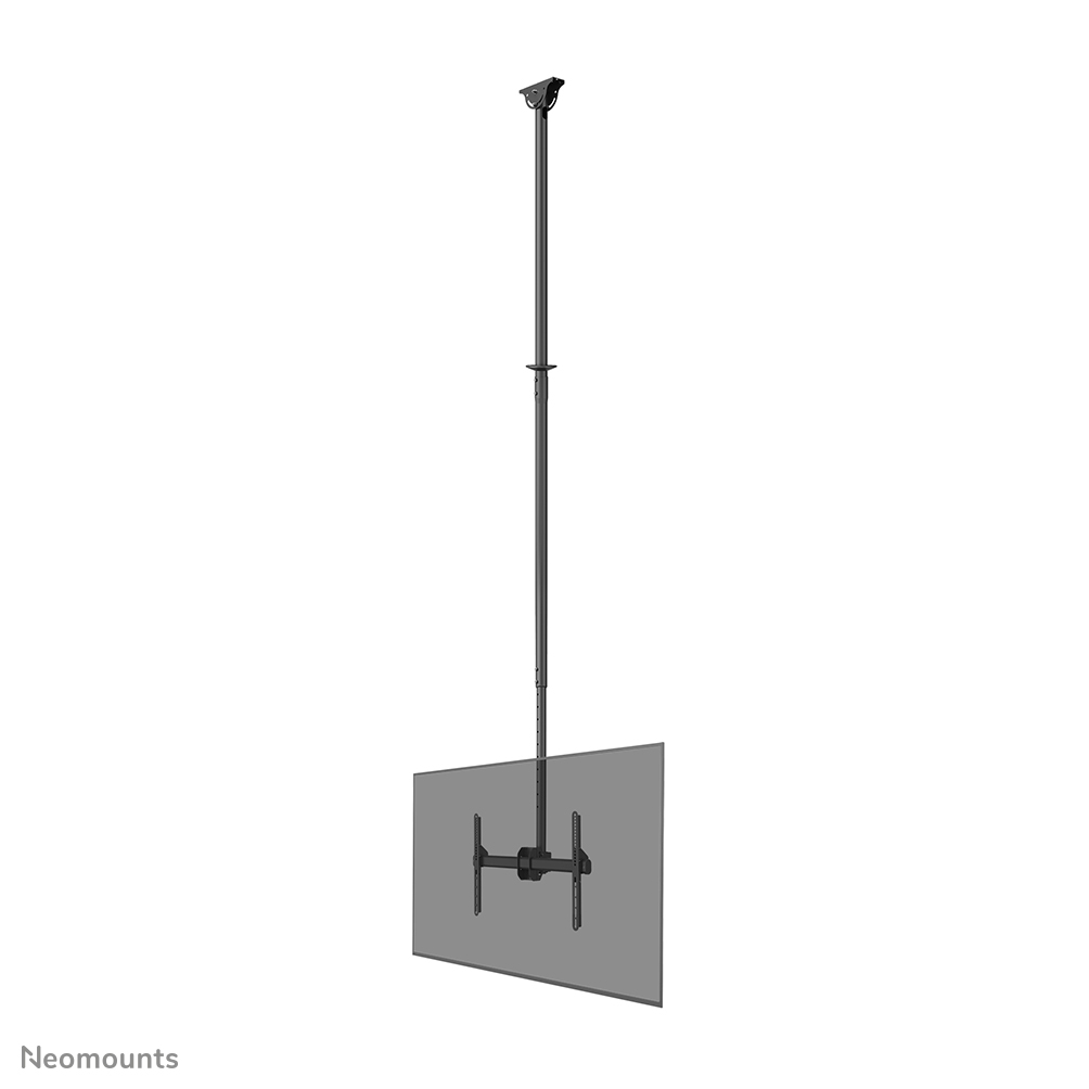 Neomounts CL35-440BL16XL Support de plafond pour 1 écran 37-70" - max 50 kg - VESA 200x200-600x400 - h250-300 cm - noir