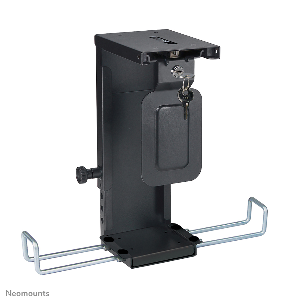 Neomounts CPU-D075BLACK/LK Support pour ordinateur/PC - max 10 kg - verrouillable (cadenas inclus) - h20-36 cm - l5-10 cm - universel - noir