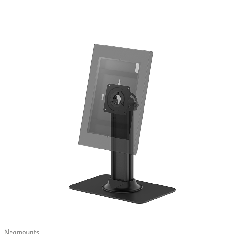 Neomounts DS15-631BL1 Support de bureau pour tablette - 75° inclinable - rotatif à 90°  - VESA 75x75 - à visser - pour configuration modulaire avec WL15-601/602/603BL1 - Noir
