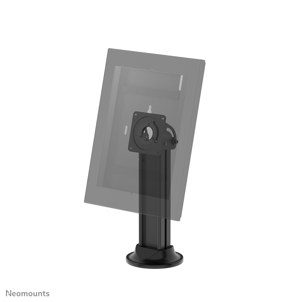 Neomounts DS15-632BL1 Support de bureau pour tablette - 75° inclinable - rotatif à 90°  - VESA 75x75 - à visser - pour configuration modulaire avec WL15-601/602/603BL1 - Noir