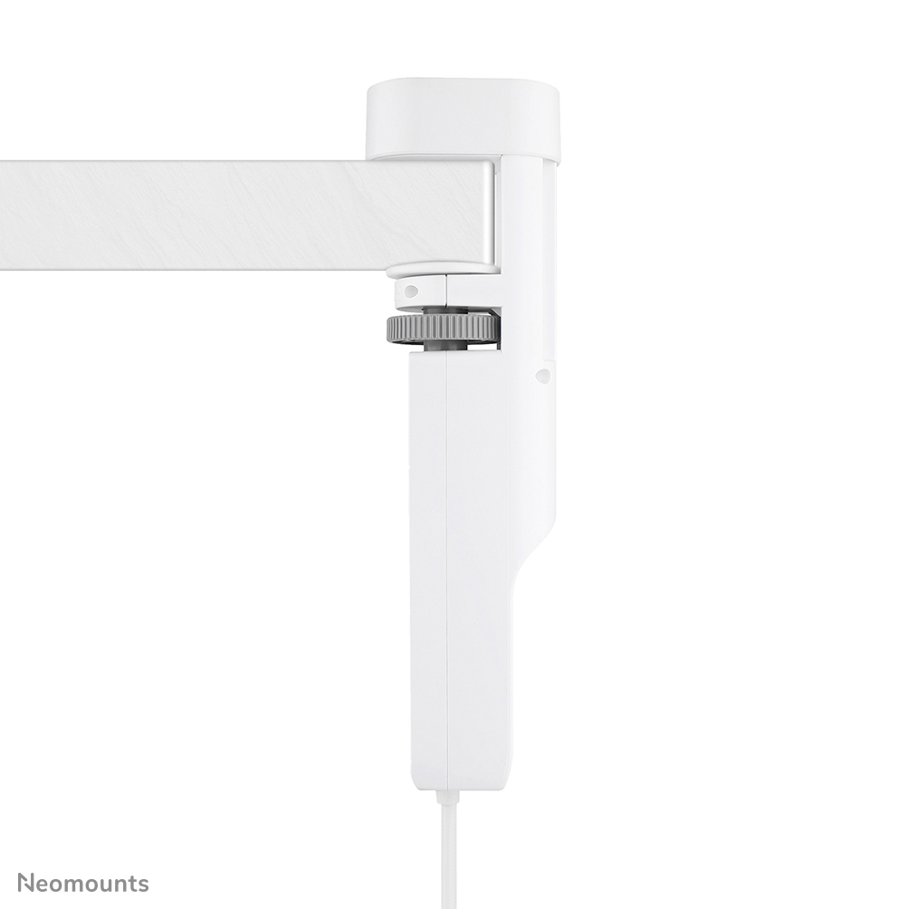 Neomounts VOLT DS22-840WH6 Multiprise de bureau avec pince - 2 x USB-C (20W), 1x USB-A (18W), 3 x 230V. prise Type F 3680 Watt- cordon de 1,4 m - charge rapide - blanc