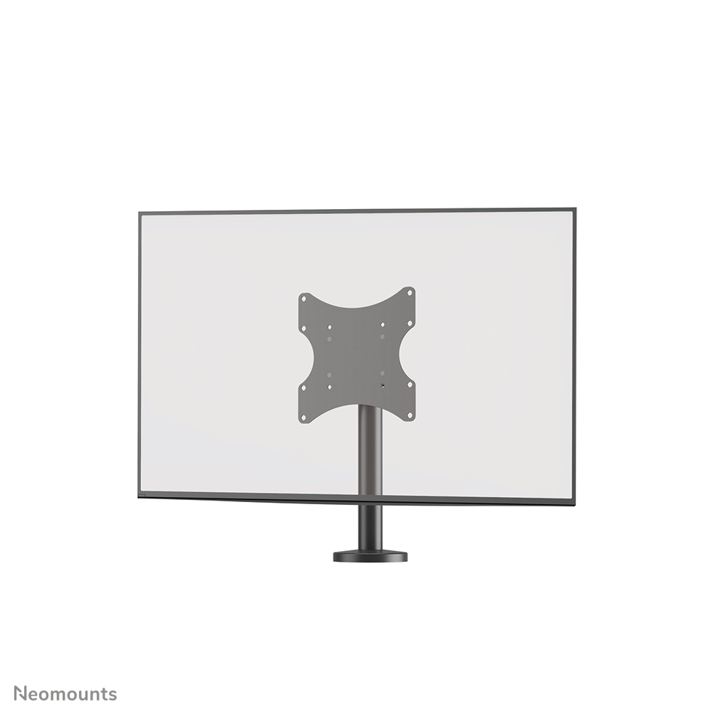 Neomounts DS42-430BL12 Support de bureau pour écran à poser 1 écran 23-43" - 0-50 kg - VESA 100x100-200x200 - à visser - 60° pivotant - noir