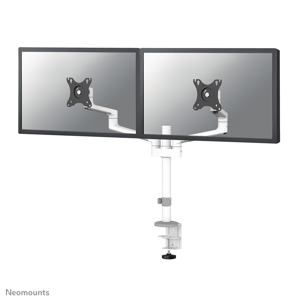 Neomounts DS60-425WH2 support de bureau à mouvement complet pour écrans 17-27" - Blanc