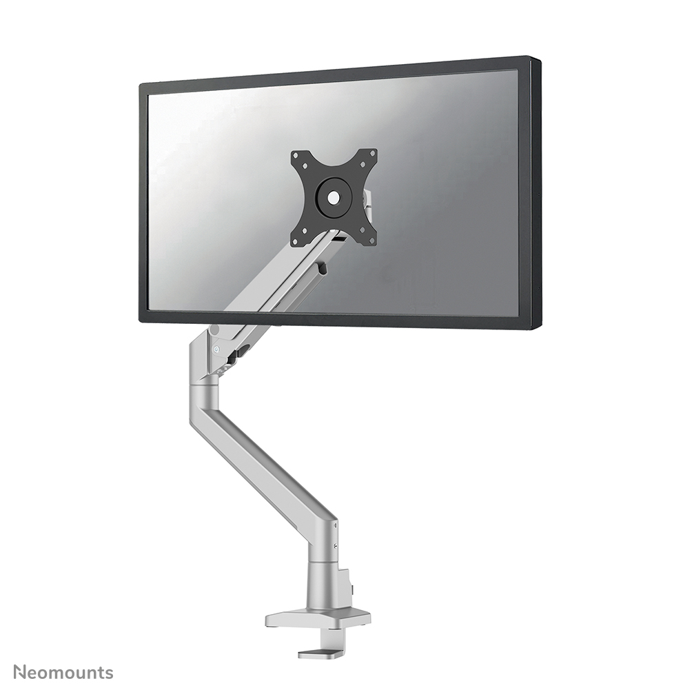 Neomounts NEXT Slim DS70-250SL1 Support à fixer pour écran simple 17-35" - 1-9 kg (incurvé 8 kg) - ressort à gaz - arrêt 180° - Topfix - Modèle à installation facile - emballage 100 % sans plastique - argent