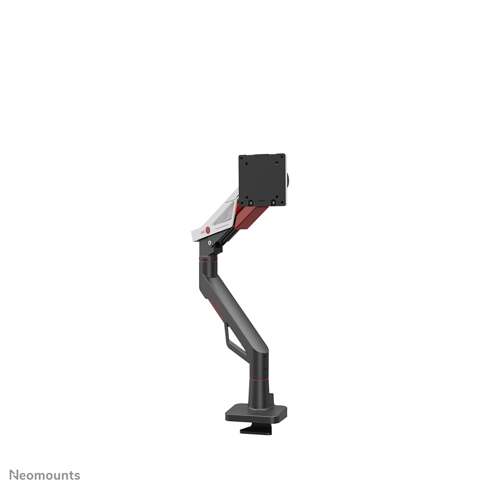 Neomounts ACE DS70-256RD1 Support à fixer gaming pour écran simple - 24-57" - 2-30 kg (incurvé 24 kg) - inclinaison précise - ressort à gaz - arrêt à 180° - Topfix - Modèle à installation facile - rouge
