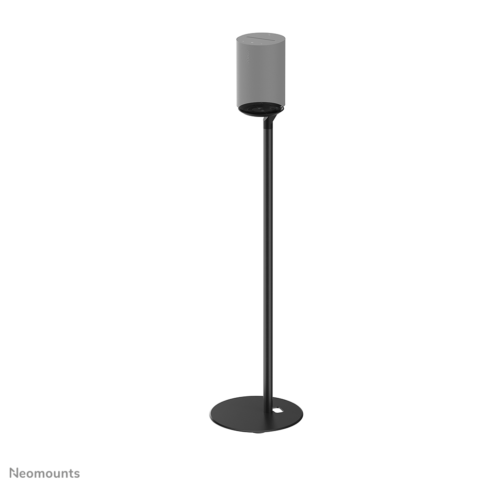 Neomounts FL45-721BL1 Pied d'enceinte pour Sonos Era 100 - Hauteur 85 cm - Plaque de sol 25 cm - Gestion des câbles - Noir