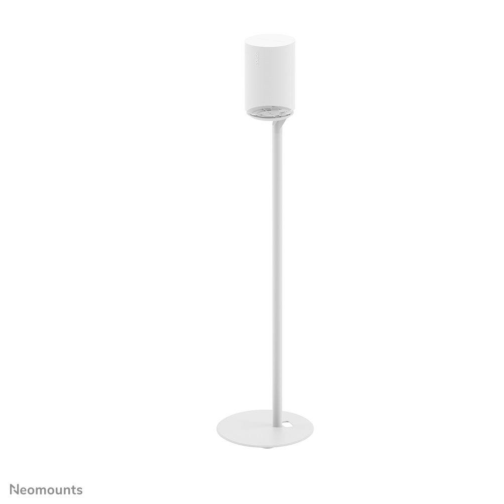 Neomounts FL45-721WH1 Pied d'enceinte pour Sonos Era 100 - Hauteur 85 cm - Plaque de sol 25 cm - Gestion des câbles - Blanc