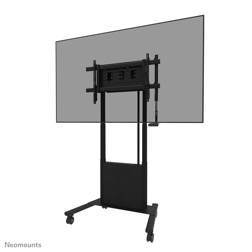 Neomounts MOVE Lift X FL55-885BL1 Chariot TV - 65-105" - max 120 kg - réglage motorisé de la hauteur 125,4-235,4 cm - 50 mm/sec - VESA 200x200-1000x600 - verrouillable - noir