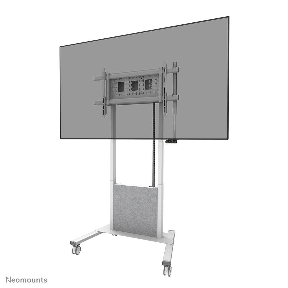Neomounts MOVE Lift X FL55-885WH1 Chariot TV - 65-105" - max 120 kg - réglage motorisé de la hauteur 125,4-235,4 cm - 50 mm/sec - VESA 200x200-1000x600 - verrouillable - blanc