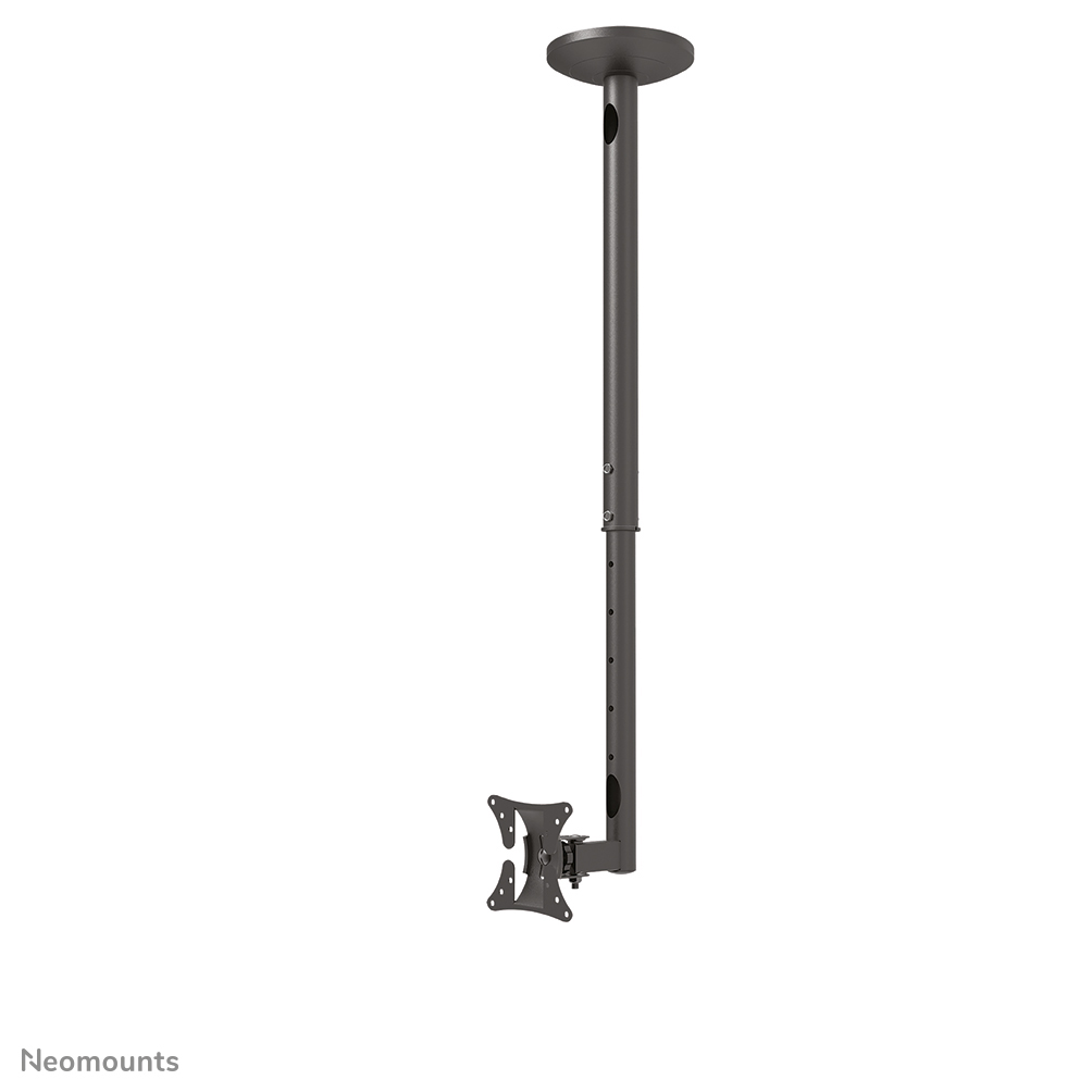 Neomounts FPMA-C050BLACK Support de plafond pour 1 écran 10-30" - max 20 kg - VESA 50x50-100x100 - h60-85 cm - noir