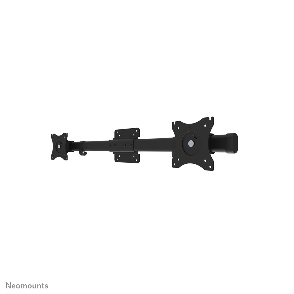 Neomounts FPMA-CB100BLACK Adaptateur pour double écrans avec barre transversale de 1 à 2 écrans 10-27" - 0-10 kg/écran - VESA 75x75-100x100 - noir
