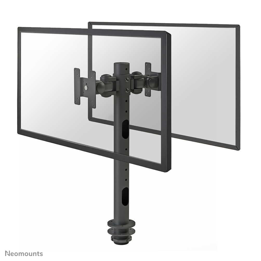 Neomounts FPMA-D050DBLACK Support à fixer pour écran double 10-30" - 0-10 kg/écran - noir