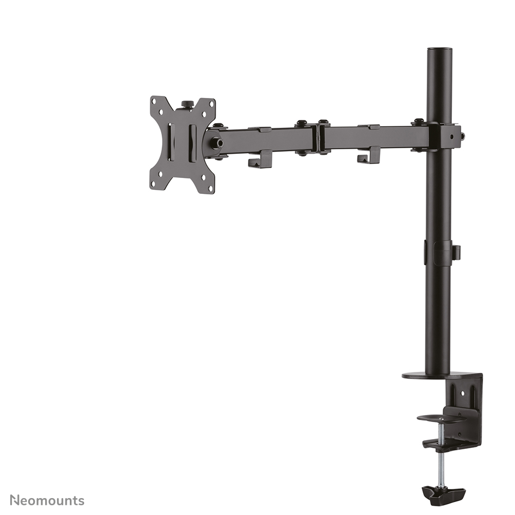 Le support de bureau Neomounts, modèle FPMA-D550BLACK, est un montage inclinable, pivotant et rotatif, pour écrans plats jusqu'à 32" - Noir