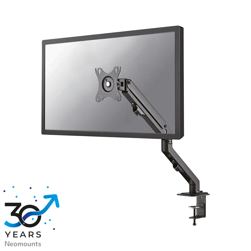 Neomounts FPMA-D650BLACK Support à fixer pour écran simple 17-27" - 2-7 kg - ressort hélicoïdal - noir