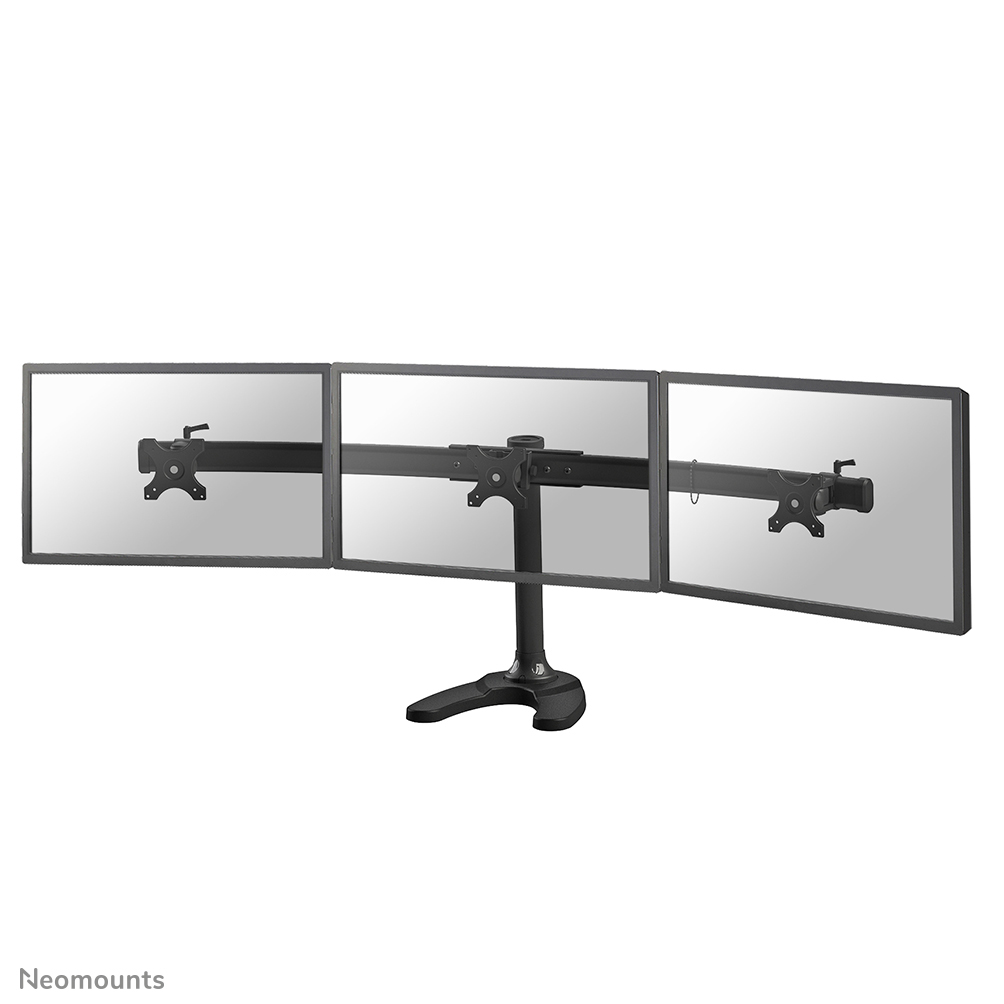 Neomounts FPMA-D700DD3 Support à poser pour écran triple 10-27" - 0-8 kg/écran - noir