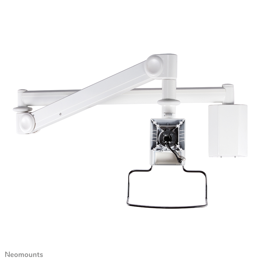 Neomounts FPMA-HAW100 Support mural écran médical 10-24" - h0-170 cm - 1-6 kg - VESA 75x75-100x100 - ressort à gaz - blanc
