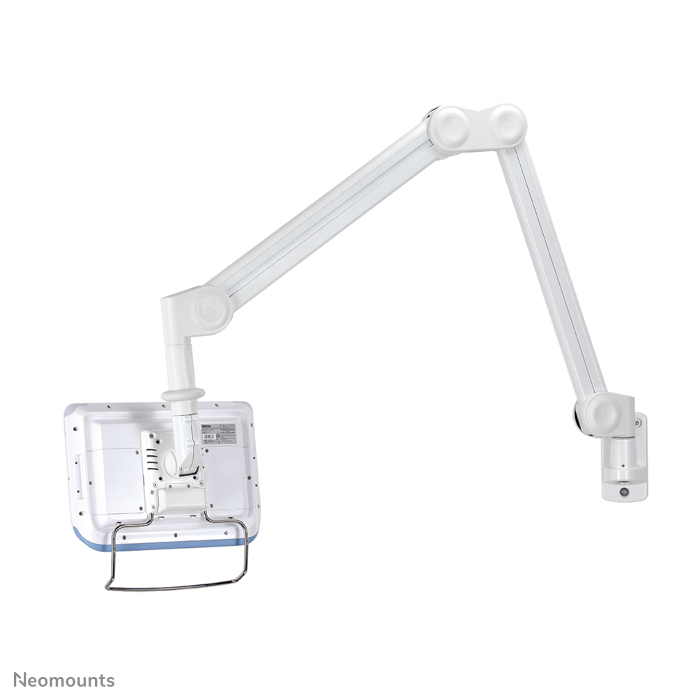 Neomounts FPMA-HAW200 Support mural écran médical 10-27" - h0-149 cm - 1-7 kg - VESA 75x75-100x100 - ressort à gaz - blanc