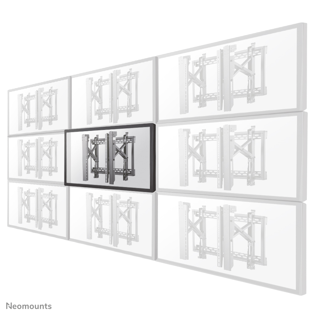 Neomounts by Newstar LED-VW2500BLACK1 Support de moniteur vidéo mural pour écrans 32"-75", montage horizontal et vertical - Noir