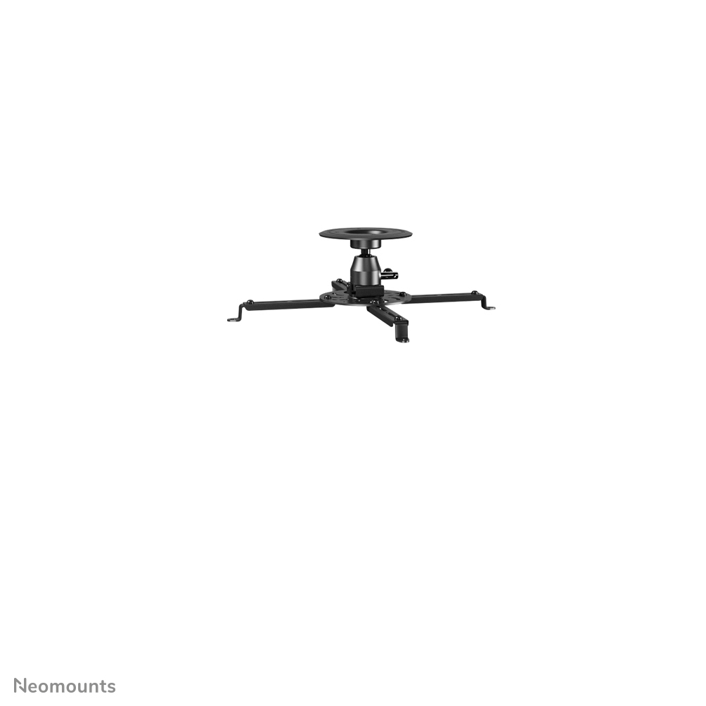 Ce support plafond pour projecteur Neomounts Select universel, modèle NM-BC25BLACK, vous permet de monter un projecteur/beamer au plafond.