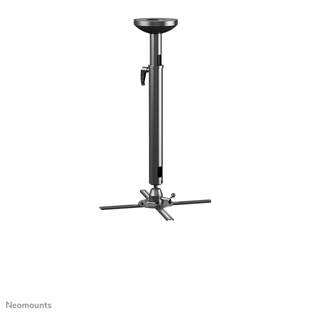 Ce support plafond pour projecteur Neomounts Select universel, modèle NM-BC75BLACK, vous permet de monter un projecteur/beamer au plafond.