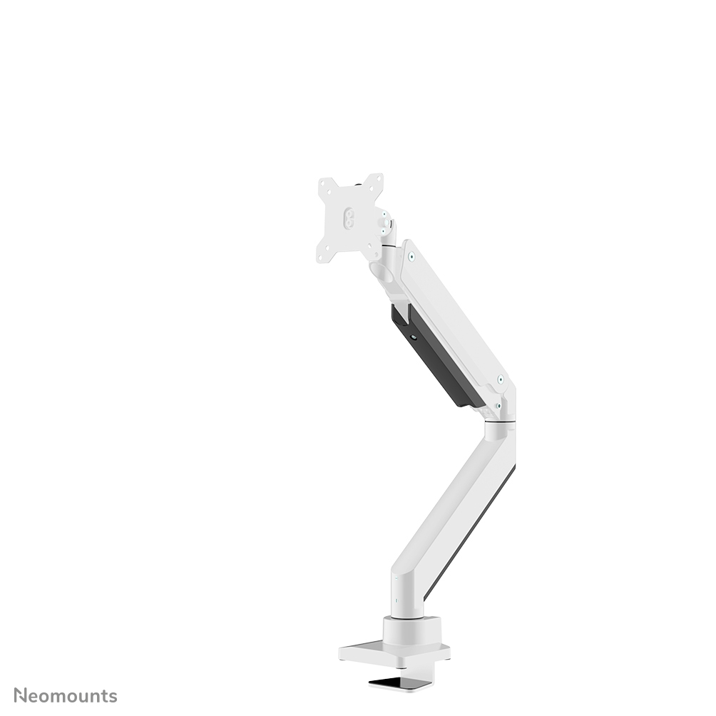 Neomounts NM-D775WHITEPLUS Support à fixer pour écran simple 10-49" - 1-18 kg (incurvé 14 kg) - ressort à gaz - arrêt 180° - Topfix - blanc