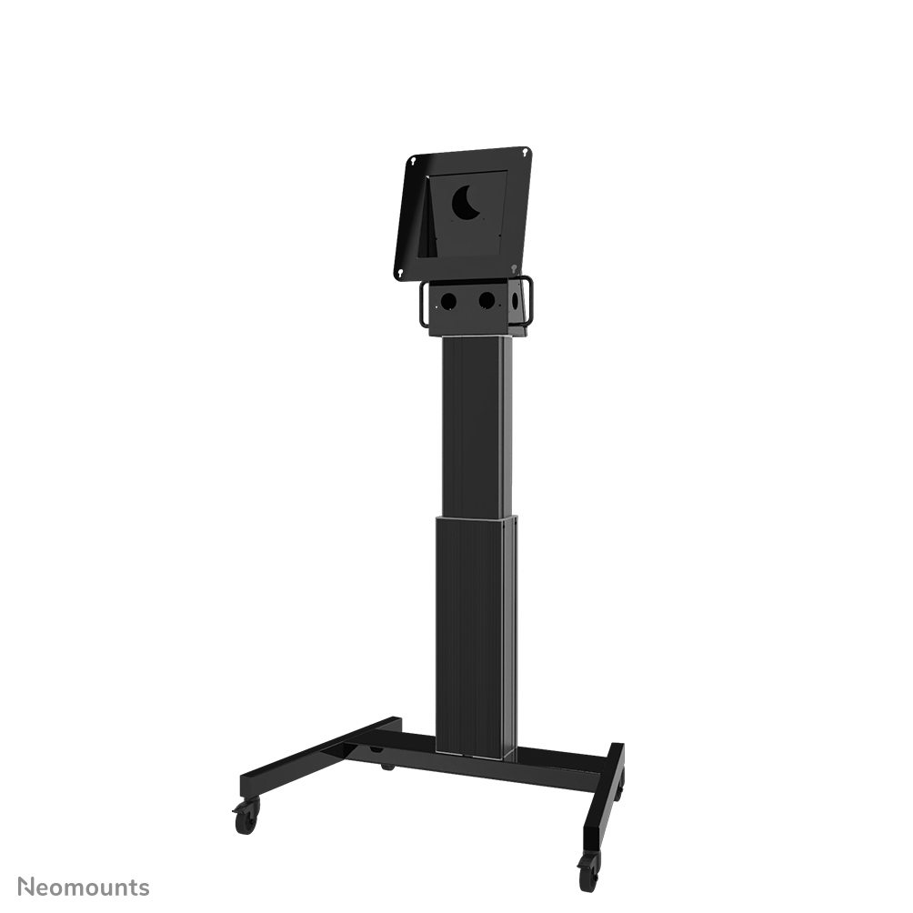Neomounts NM-HUB2LIFTBLACK Chariot pour écran jusqu'à 50" - max 150 kg - motorisé h134-184 cm - VESA 350x350 - noir