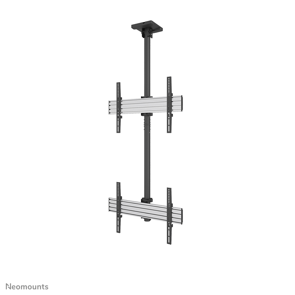 Neomounts NMPRO-C12 Support pour mur d'images plafond 2 écrans - 32-65" - max 30 kg/écran - VESA 100x100-600x400 - h 325 cm - installation verticale - noir