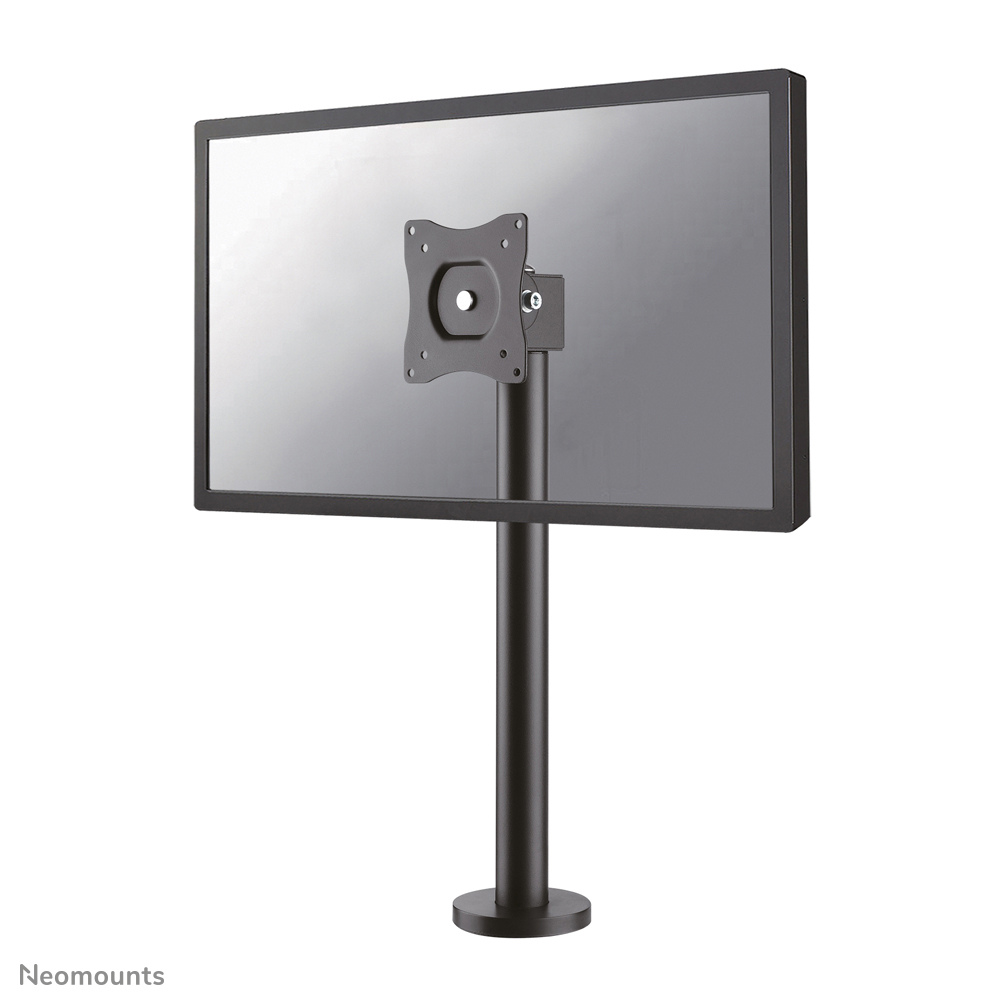 Le support de bureau Neomounts by Newstar, modèle NS-DPOS100BLACK, est un montage inclinable, pivotant et rotatif, pour écrans plats jusqu'à 32".