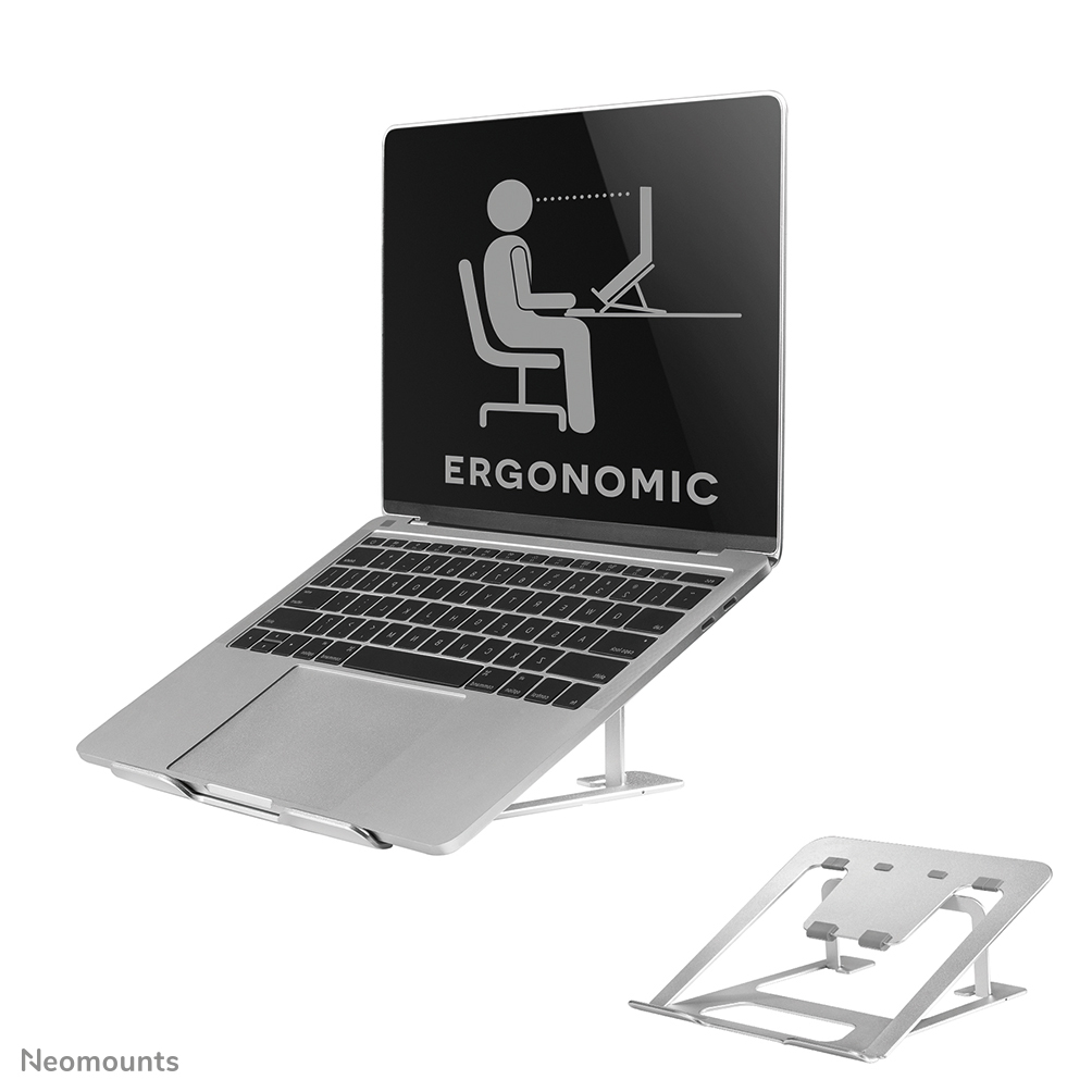 Neomounts by Newstar support pliable pour ordinateur portable - Argent