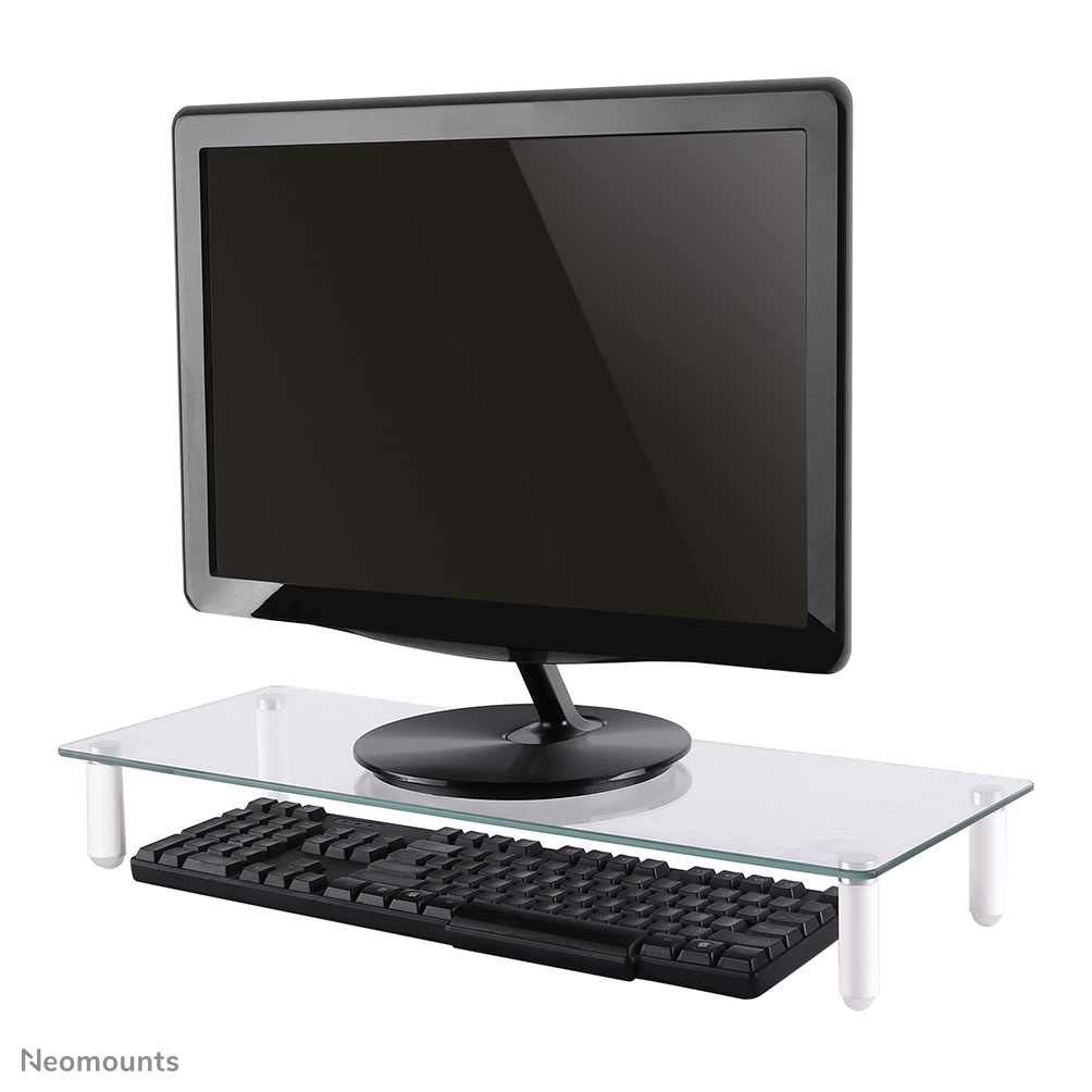 Neomounts NSMONITOR10 Réhausseur d'écran/ordinateur portable max 25 kg - hxlxp 8x56x21 cm - universel - transparent