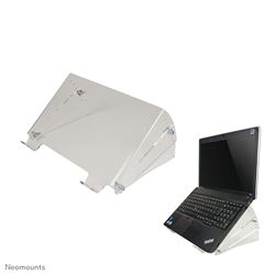 l'élévateur en acrylique pour ordinateur portable Neomounts by Newstar, modèle NSNOTEBOOK300 est un élévateur pour ordinateur portable inclinable.