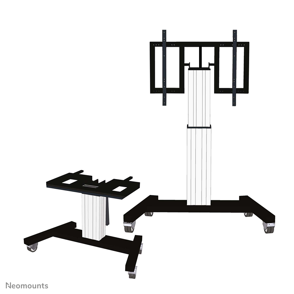 Neomounts PLASMA-M2500TSILVER Chariot pour écran 42-100" - max 150 kg - motorisé h91-141 cm - VESA 400x200-800x600 - fonction d'inclinaison de la table - argent