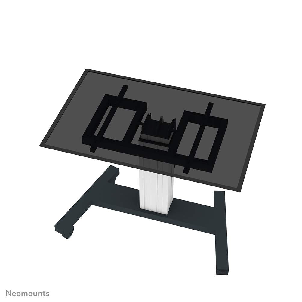 Neomounts PLASMA-M2550TSILVER Chariot pour écran 42-85" - max 150 kg - motorisé h60-88 cm - VESA 400x200-800x600 - fonction d'inclinaison de la table - argent