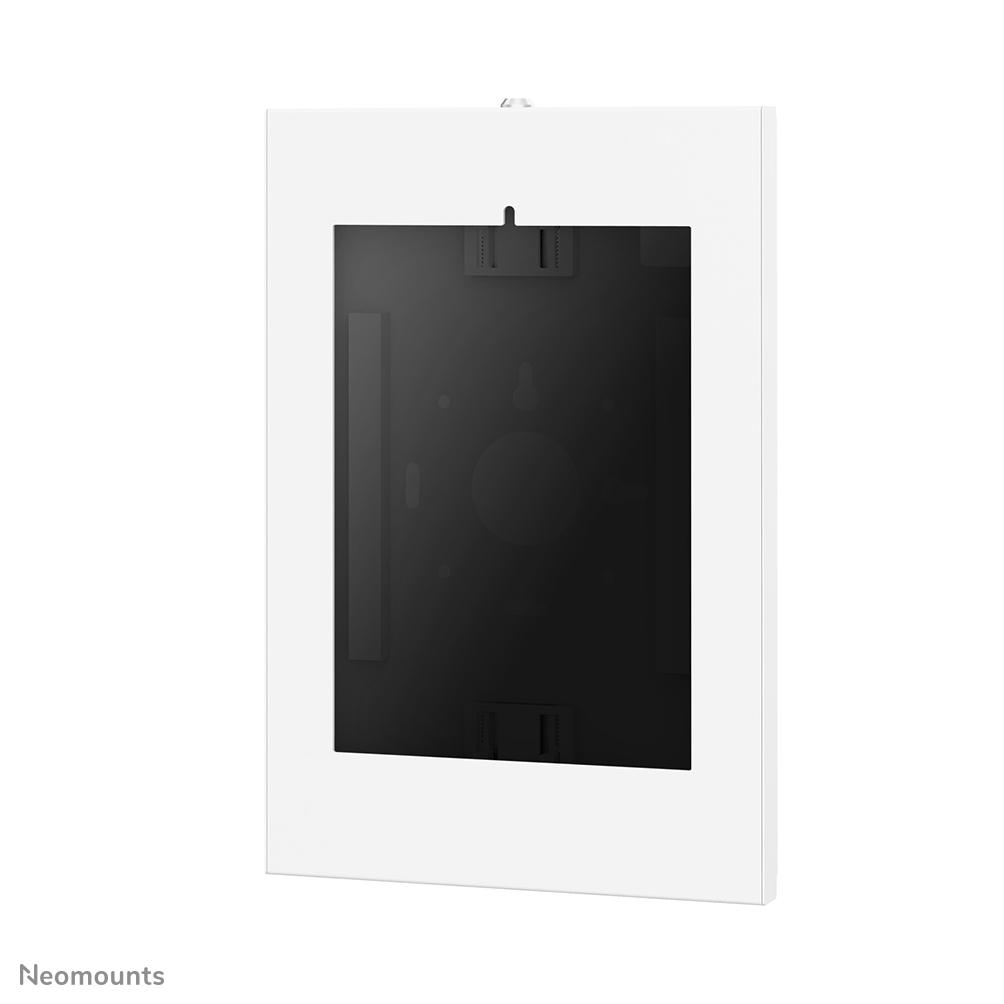 Neomounts WL15-650WH1 Support mural pour tablette - verrouillable (cadenas inclus) - VESA 75x75 - adapté pour divers 9.7-11" tablettes - blanc