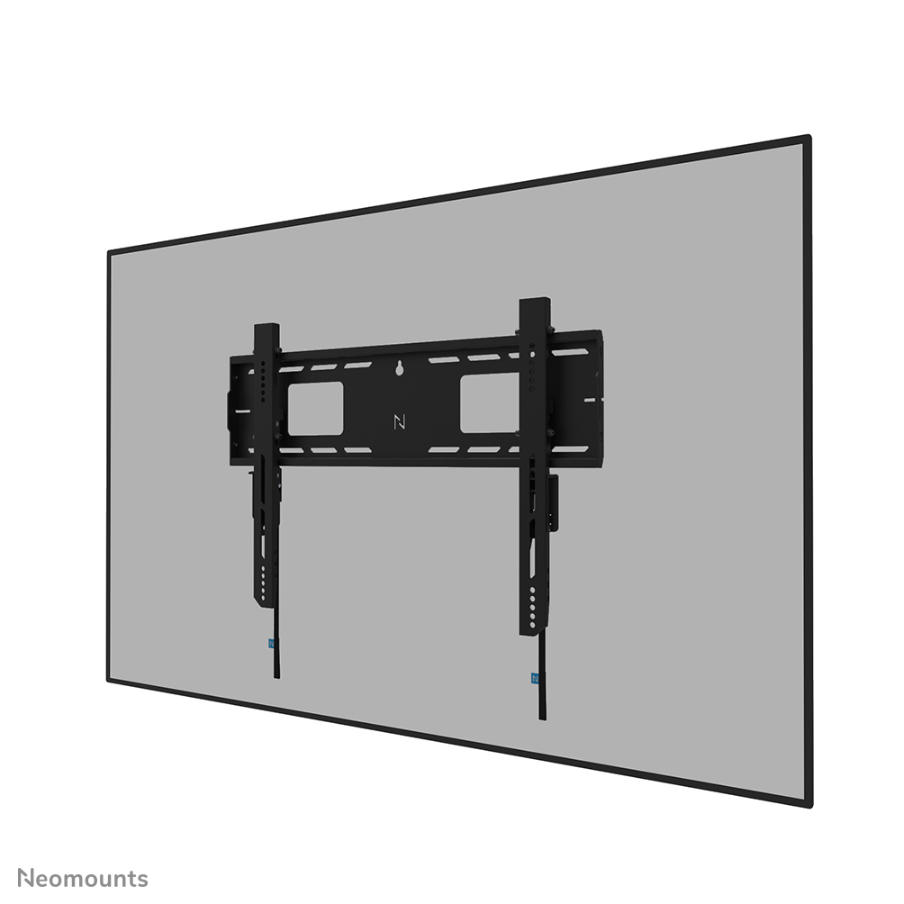 Neomounts LEVEL-750 WL30-750BL16 Support mural fixe robuste pour écran 42-86" - max 125 kg - VESA 100x100-600x400 - p4,2 cm - ajustement du niveau - verrouillable (cadenas non inclus) - TÜV - installation rapide - position pour maintenance