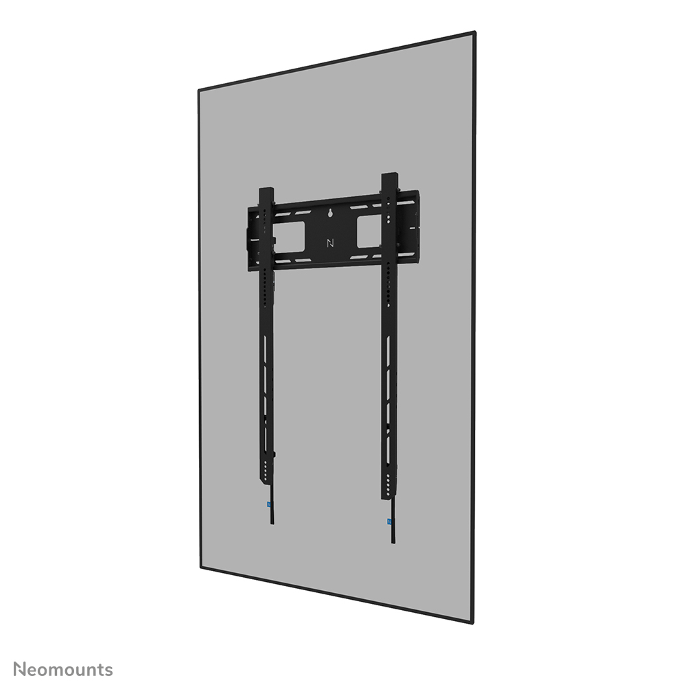 Neomounts LEVEL-750 WL30-750BL18P Support mural fixe robuste pour écran 50-98" - max 100 kg - VESA 100x100-500x800 - p4,2 cm - ajustement du niveau - verrouillable (cadenas non inclus) - TÜV - installation rapide - position pour maintenance - portait