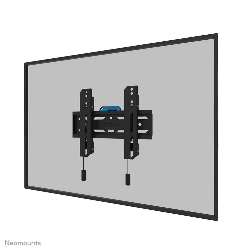 Neomounts LEVEL-850 WL30S-850BL12 Support mural fixe pour écran 24-65" - max 40 kg - VESA 50x50-200x200 - p3,3 cm - ajustement du niveau - verrouillable (avec vis de sécurité, sans cadenas) - installation rapide - gabarit de fixation inclus