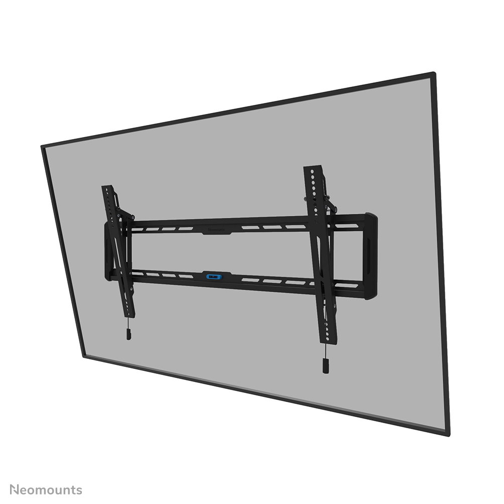 Neomounts LEVEL-550 WL35-550BL18 Support mural inclinable pour écran 43-86" - max 60 kg - VESA 100x100-800x400 - p3,3 cm - Modèle à installation facile - noir