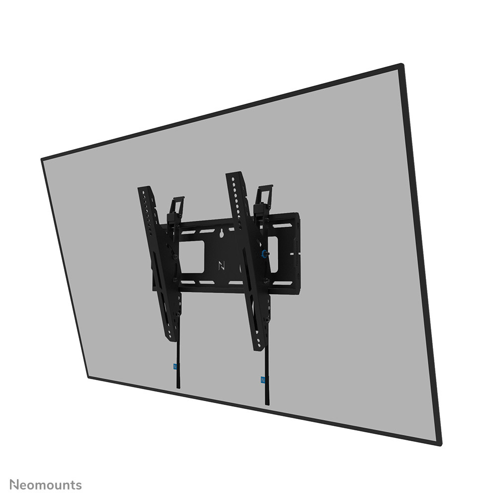 Neomounts LEVEL-750 WL35-750BL14 Support mural inclinable robuste pour écran 32-75" - max 100 kg - VESA 100x100-400x400 - p9,3 cm - ajustement du niveau - verrouillable (cadenas non inclus) - TÜV - installation rapide - Tilt Guard